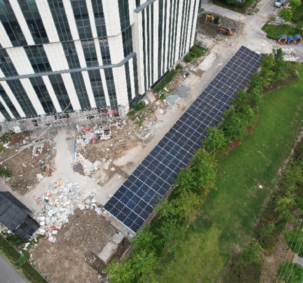 上海100KW光伏车棚充电站